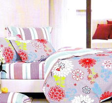 純棉色織提花床上四件套 提升居家檔次的家紡精品